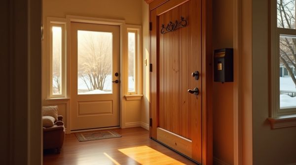 Isoler une porte d'entrée : 8 solutions pratiques pour le froid et le bruit